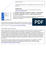 A Modular, Parametric Vibratory Feeder - A Case Study For Flexible Assembly Tools For Mass Customization (IIE Transactions, Vol. 30, Issue 10) (1998)