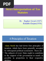 Interpretation of Tax Statutes PPT