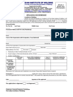 INDIVIDUAL MEMBERSHIP APPLICATION FORM - JAN 2023 - Rev