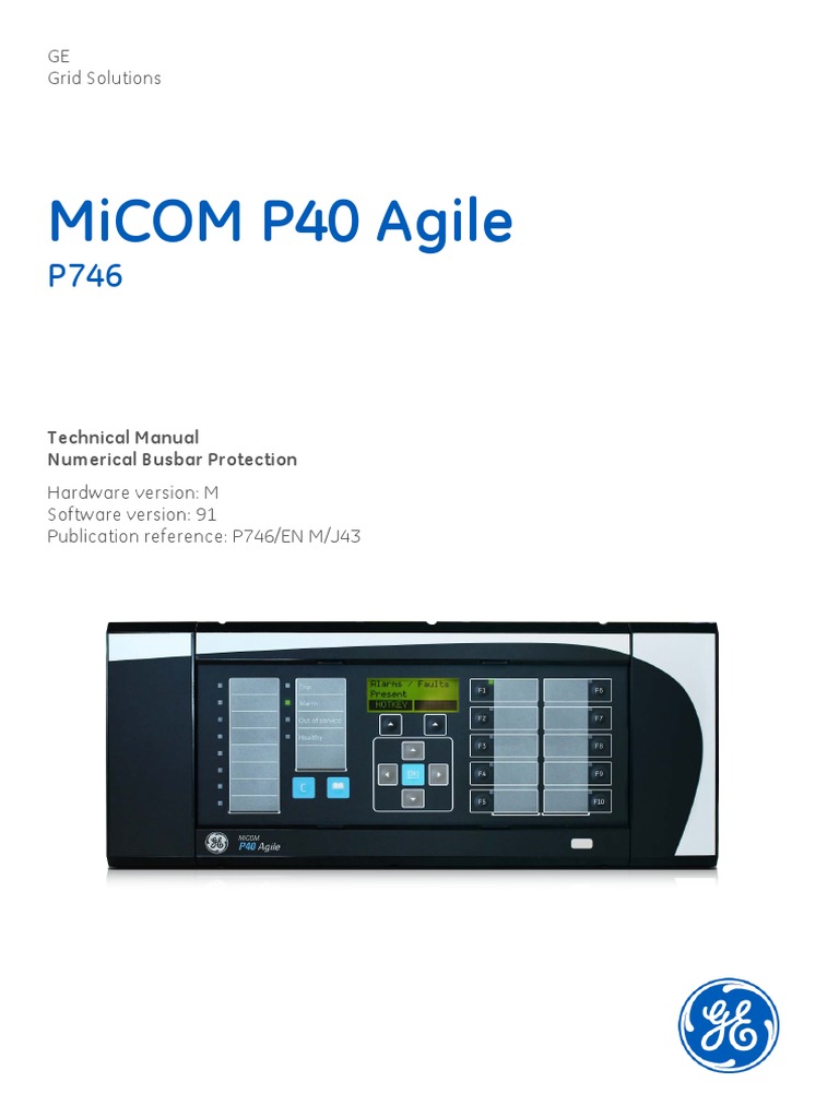 Micom P40 Agile: Ge Grid Solutions | PDF | Fuse (Electrical