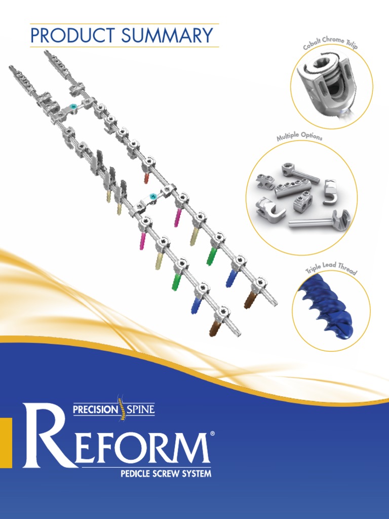 Reform Product Summary Rev | PDF | Screw | Tools