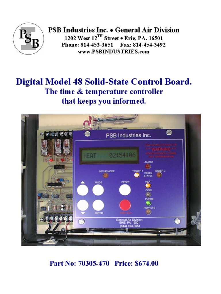 Digital Model 48 Control Board Overview | PDF