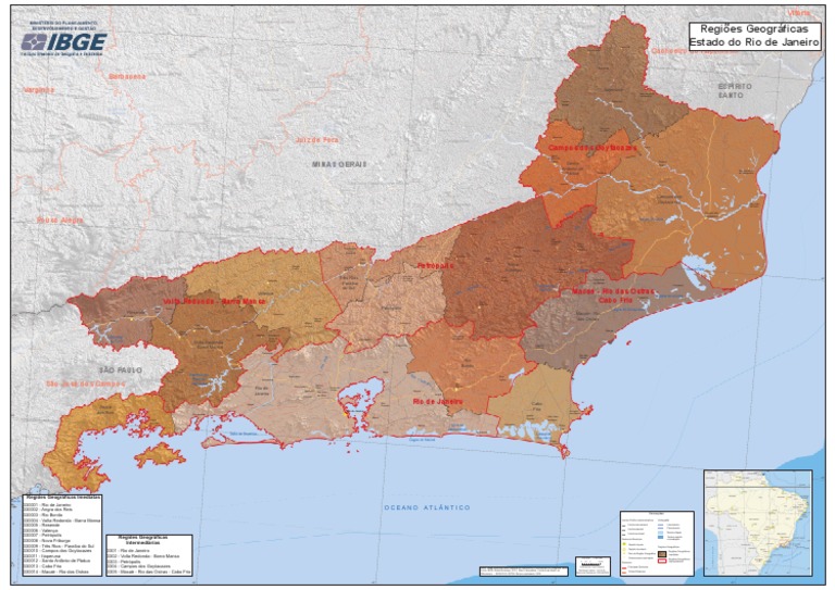 33 Regioes Geograficas Rio de Janeiro | PDF