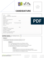 AFIPE - Dossier de Candidature