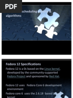 Fedora 12 Scheduling Criteria & Algorithms