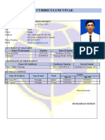 CV Muhammad Muhsin