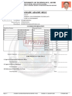 MAMADU ADAMU SELU Course Registration