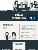 Lesson 1 - Intro To Social Psychology