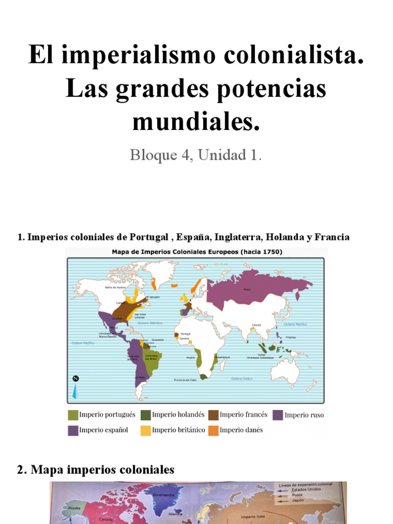 Imperios coloniales europeos en el XIX | PDF | Colonialismo ...