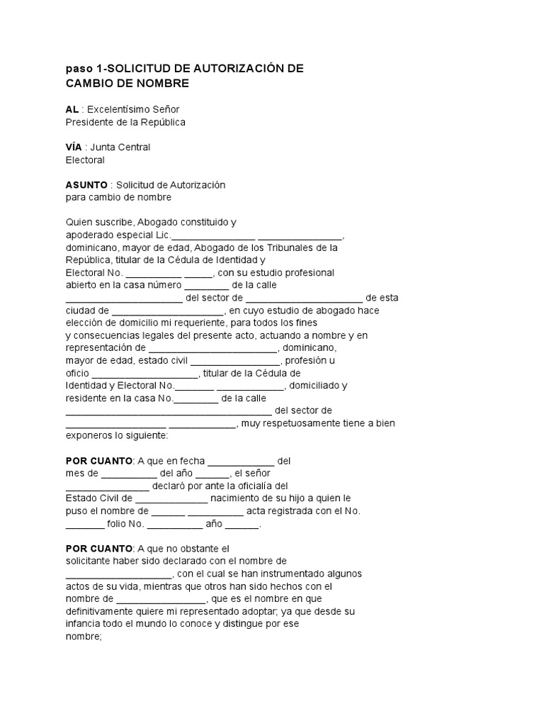 Paso 1 solicitud de autorizaci n de pdf rep blica dominicana gobierno