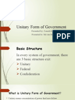 Unitary Form of Government 3