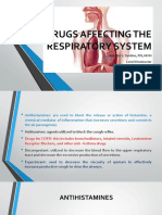 Drugs Affecting The Respiratory System