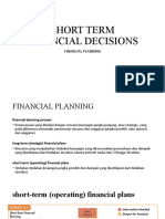 Short Term Financial Decisions