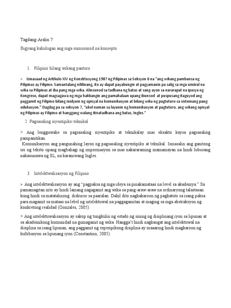 Fildis Module-7 Finals | PDF