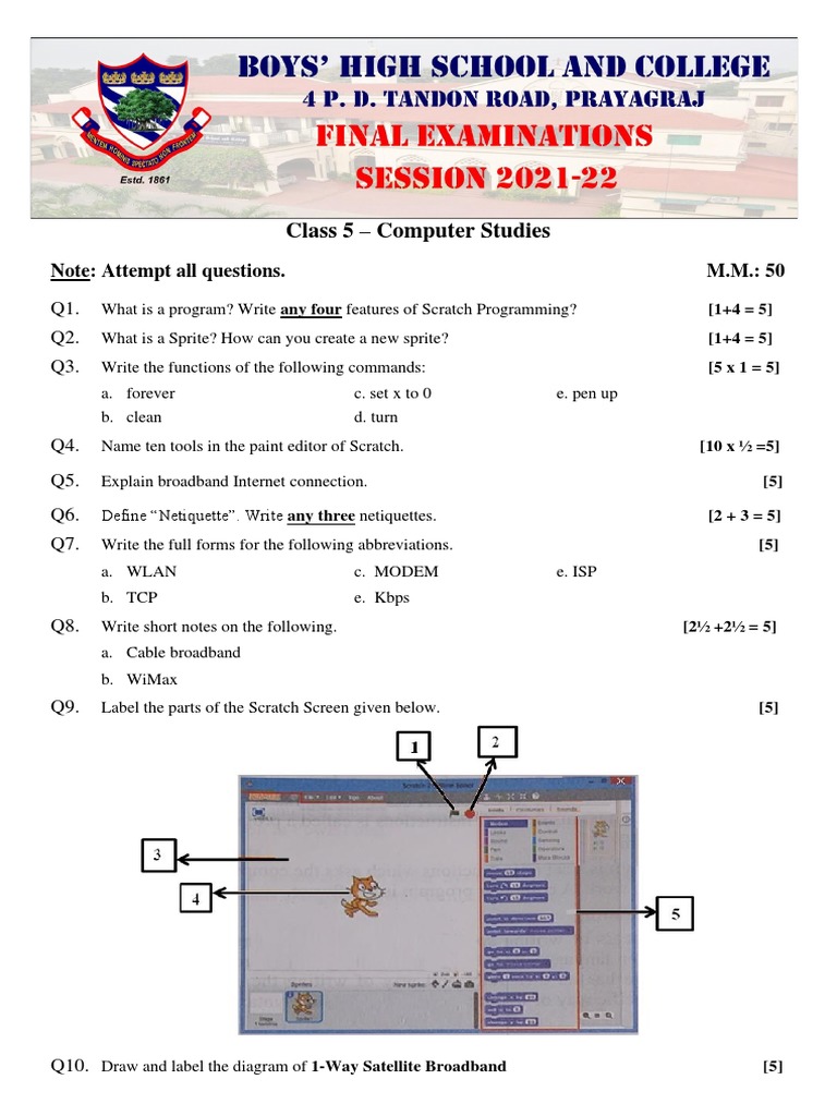 Introduction to Scratch Programming and Computer Networking Concepts | PDF