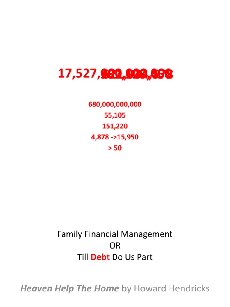 Till Debt Do Us Part | PDF