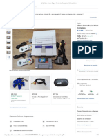 Video Game Super Nintendo Completo - MercadoLivre