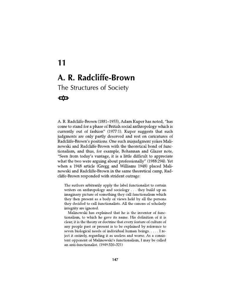 Radcliffe Brown PDF