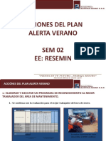 Acciones Del Plan Alerta Verano Semana 02