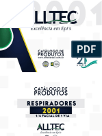 Catálogo de Respiradores 1/4 Facial MASTT ALLTEC 2001