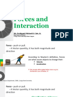 Force and Interaction
