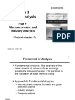 Lesson 3-1 Macroeconomic  Industry Analysis