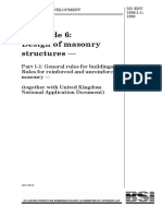 Eurocode 6 Design of Masonry Structures