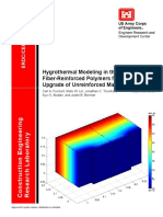 Hygrothermal Modeling in The Application of FRP For Structural Upgrade of Mansonry Walls