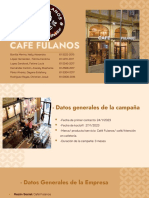 Brief Campaña Publicitaria - CAFÉ FULANOS