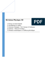 Révisions Physique 3D - Exercices 31-05-20