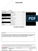 Fitness Profile S - F 22-23 First Quarter