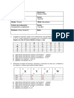 Examen - A Z Q Isotopos Isobaros y Reacciones Nucleares