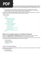 Samplig-Probability & Non Probability