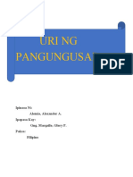 Uri NG Pangungusap