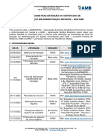 Edital ABRAMPAS 2022 para Certificado em Administração em Saúde