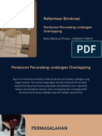 Reformasi Birokrasi dan Permasalahan Overlapping