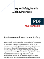 Organizing Safety Health and Environment