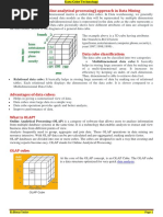 Unit - 3 Data Cube Technology