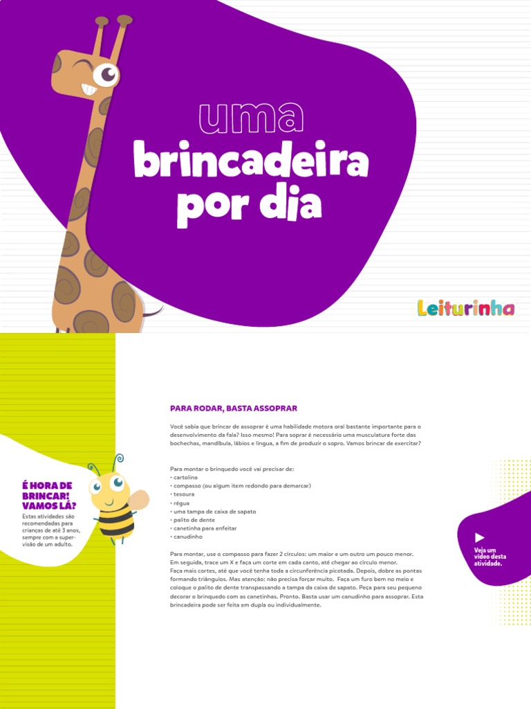 bncc atividades lúdicas para educação infantil de 0 a 3 anos