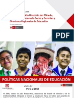 Politicas Nacionales de Educación - VMGP