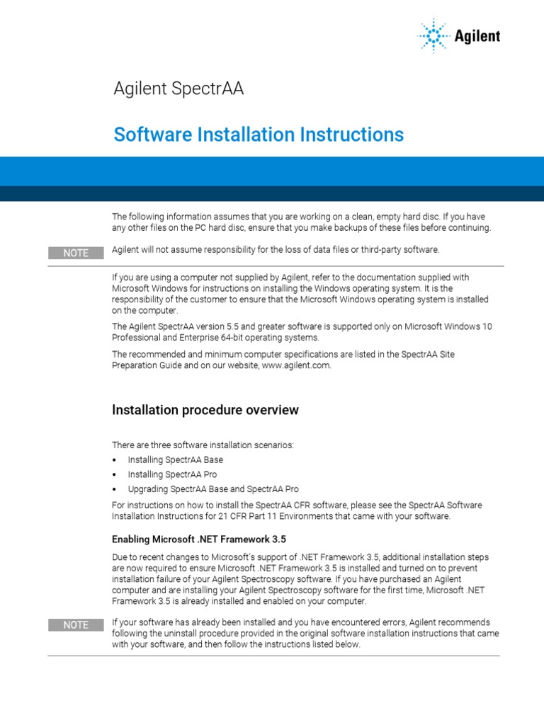 G8497-90028 - SW - Install v2 | PDF | Installation (Computer Programs ...