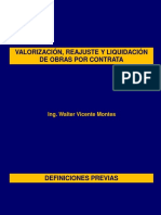 Curso de Valorizaciones y Liquidaciones de Obra