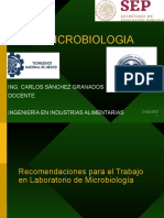 Recomendaciones Laboratorio Microbiologia