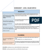 Evaluation Worksheet l2 Blair Witch 2023 Uplode To Weebly