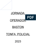 Jornada Usuario de Baston Tonfa Policial 2023