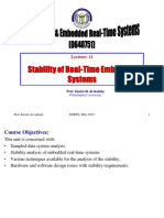 Stability Analysis of Embedded Real-Time Systems