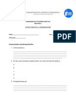 Funda - Activity Sheet No.2-Communication