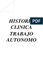 Historia Clinica T Autonomo