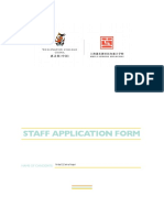 Application Form Huili School SHanghai