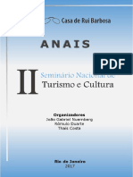Anais II Seminario Nacional Turismo Cult